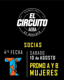 El CIRCUITO 4ta Fecha – SOCIA Promo A y B Mujeres