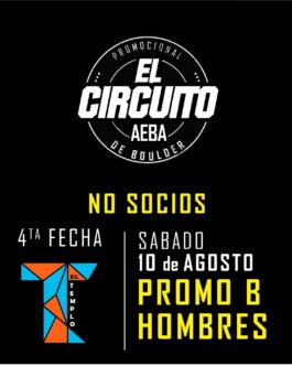 El CIRCUITO 4ta Fecha – NO SOCIO Promo B Hombres