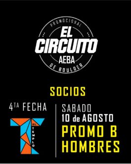 El CIRCUITO 4ta Fecha – SOCIO Promo B Hombres