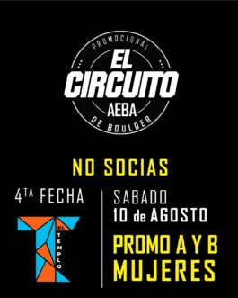 El CIRCUITO 4ta Fecha – NO SOCIA Promo A y B Mujeres