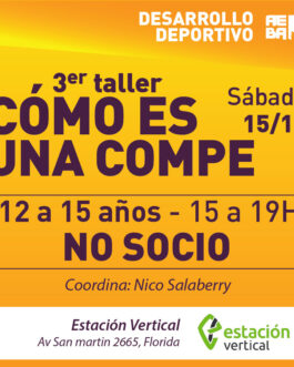 3° Taller: Como és una Compe? - NO Soci@s AEBA - 12 a 15 años